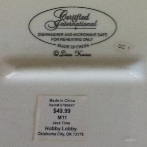 Coffee Time Tray 'One Good Cup Deserves Another' - Picture 4 of 4